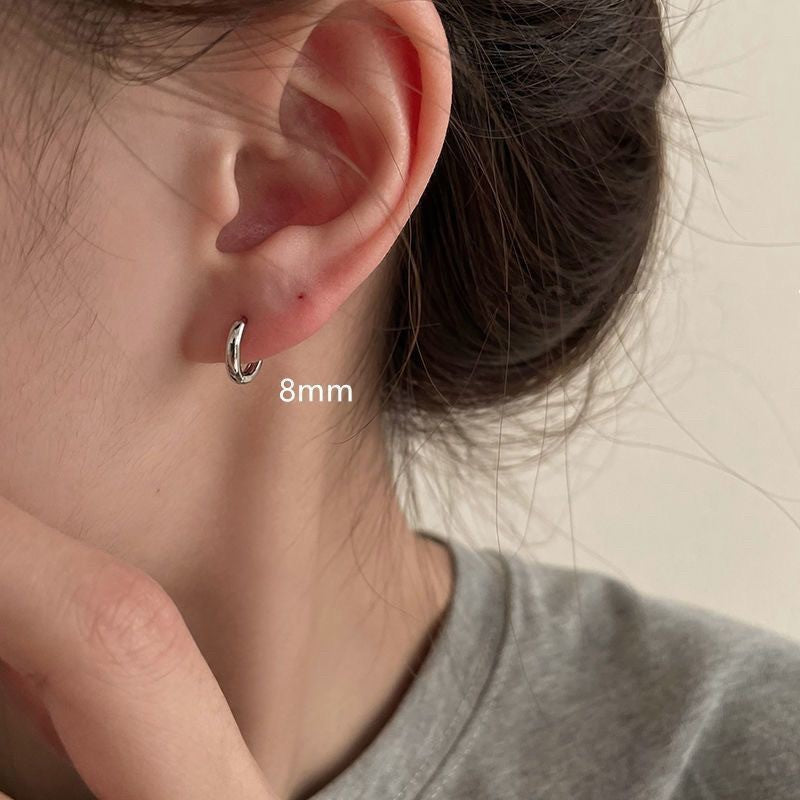 Women's Clip Simple Niche High Sense Fashion Personality Stainless Ear Buckle
