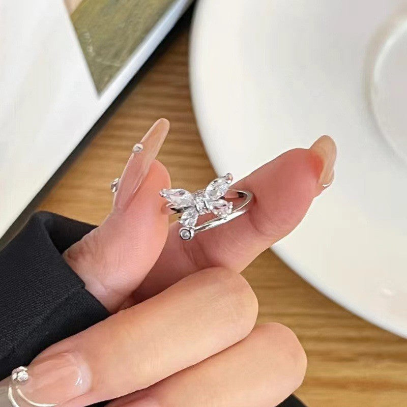 Minority Design Cold Style Butterfly Fashion Trendy Cool Rings