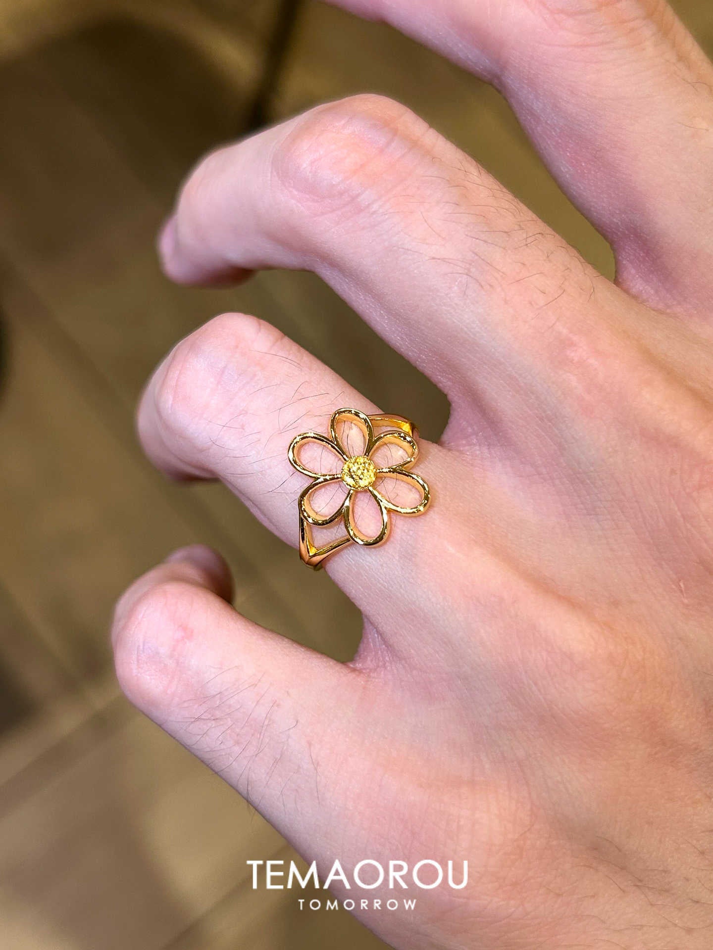 Zircon Simple Female Opening Adjustable Index Finger Light Luxury Rings