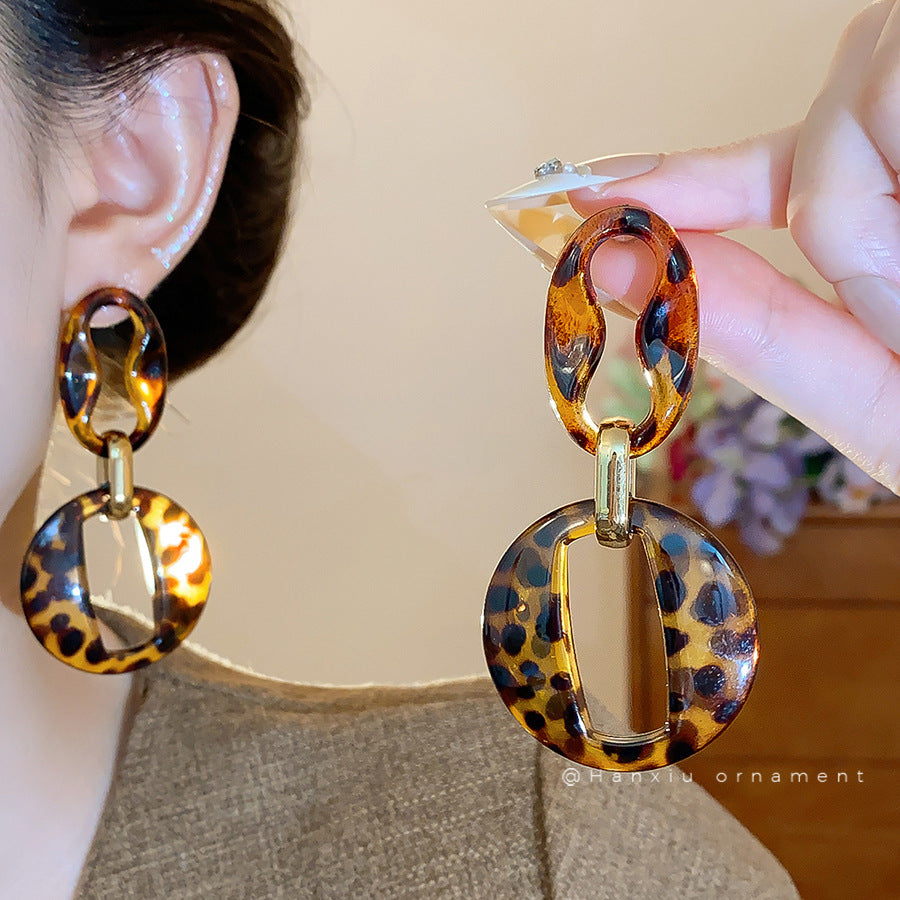 Women's Print Lovely Geometric Trendy Personality Light Luxury Earrings