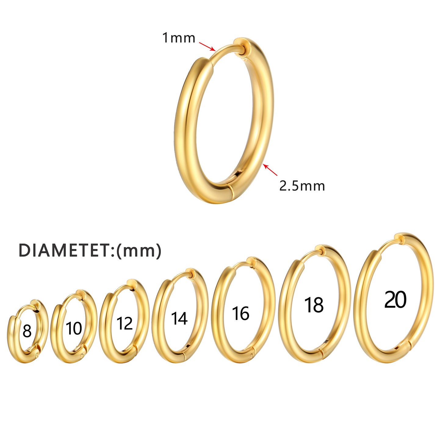 Women's Simple Titanium Steel Clip Affordable Luxury Fashion Round High-grade Rings