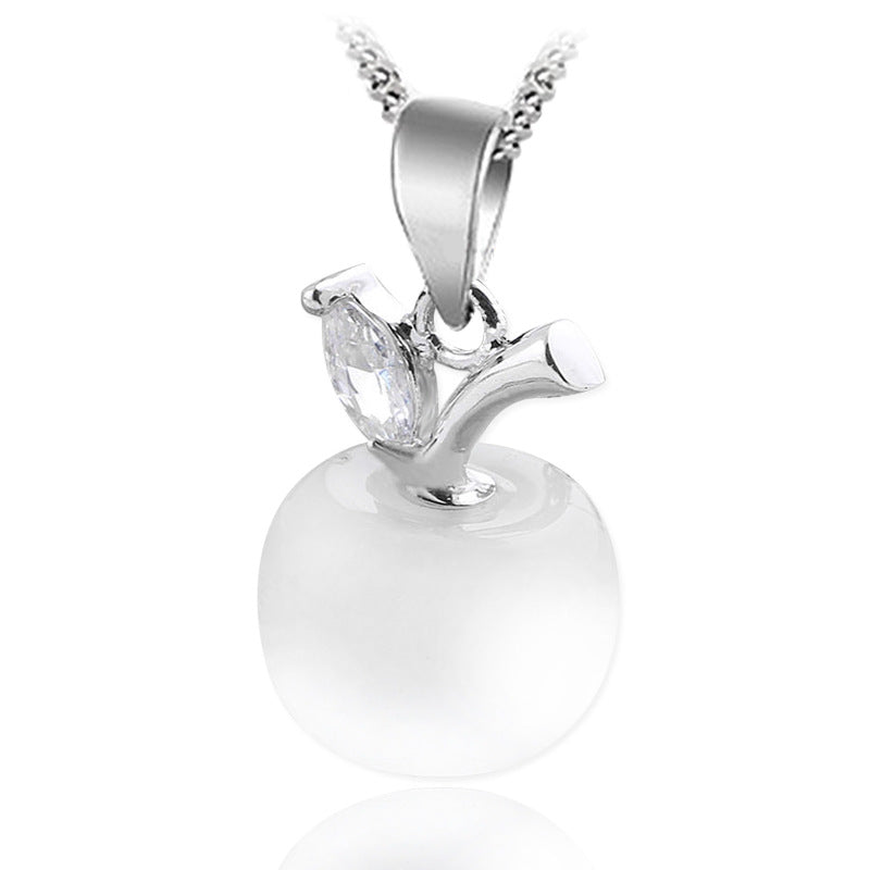 Apple Opal Popular Ornament Pink Crystal Pendants