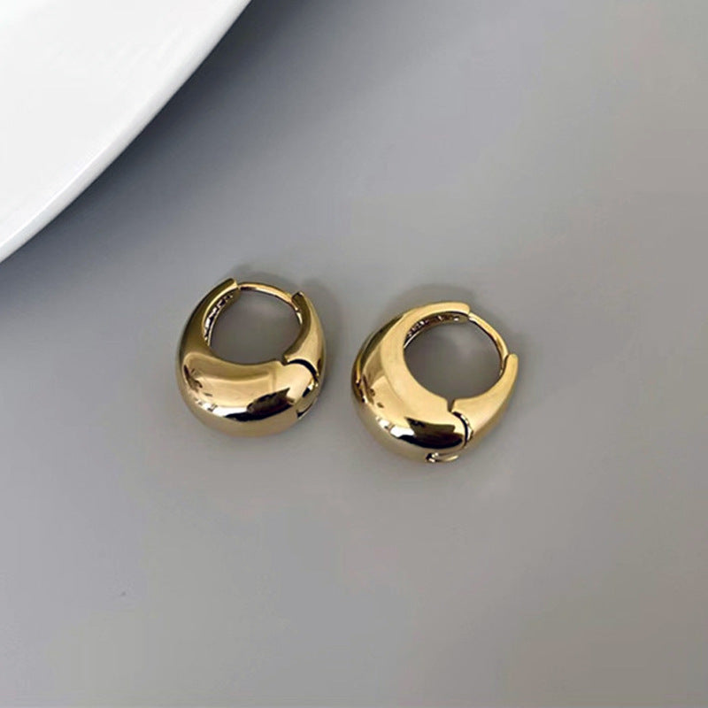 Metal Scenery Surface Fashion Temperament Commute Earrings