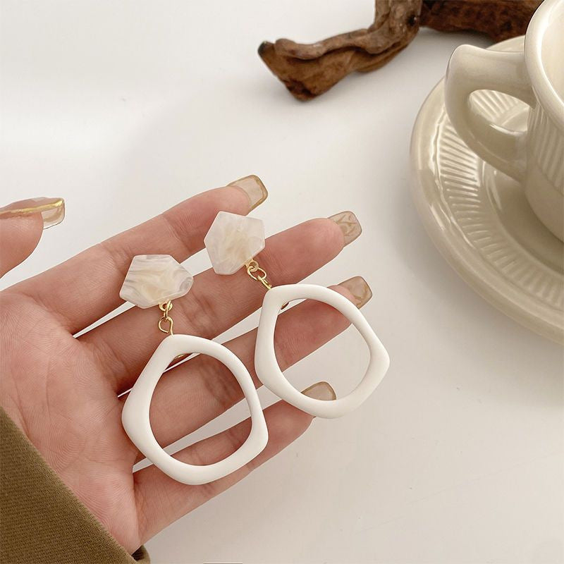 Seaside Vacation Style Flower Tassel Female Atmosphere Fairy Beaded Rings