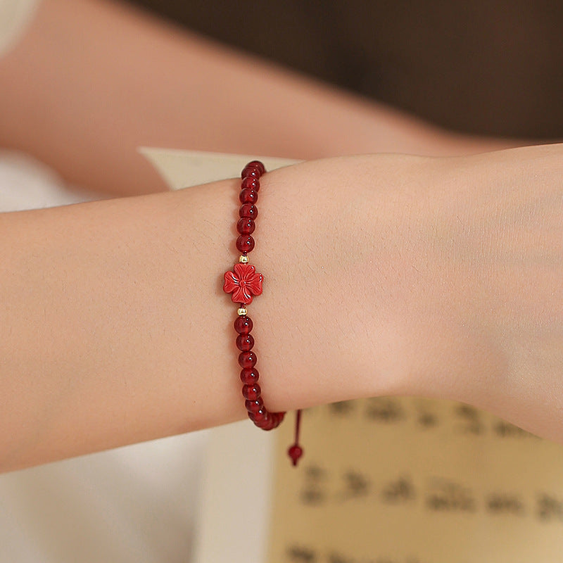 Agate Beads Female Hand-woven Design Gift Bracelets