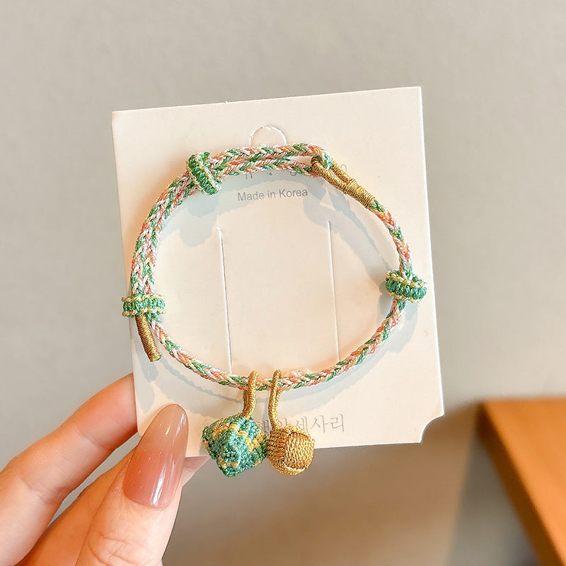 Small Gift Tassel Adjustable Red Rope Dragon Boat Festival Bracelet