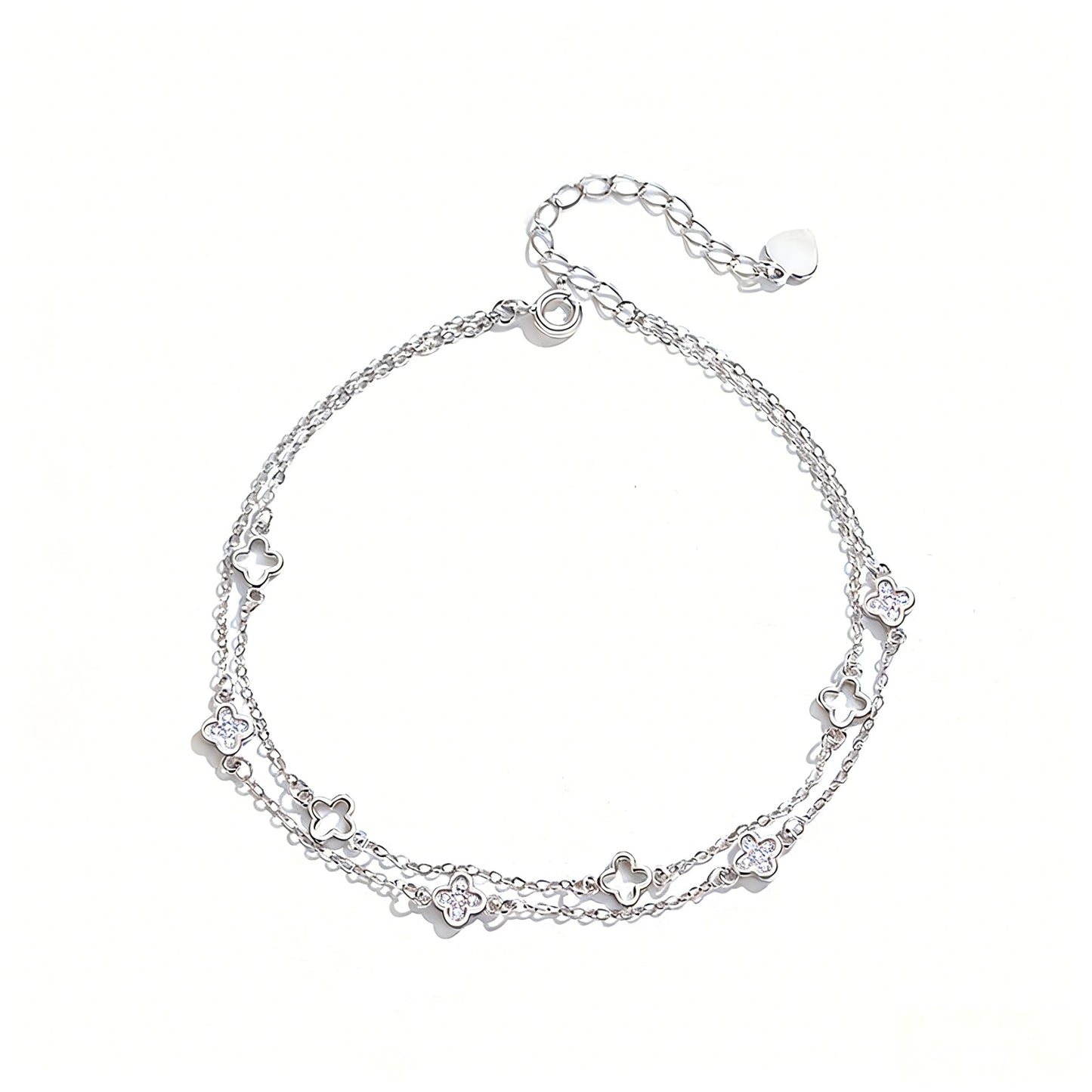 Women's Four-leaf Clover Popular Fashion Simple Style Bracelet
