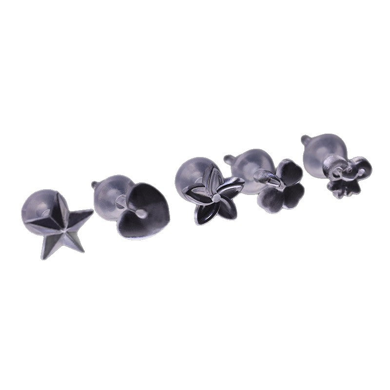 Ear Plastic Earing Free Pick-up Bar Invisible See Through Auricular Stud Earrings