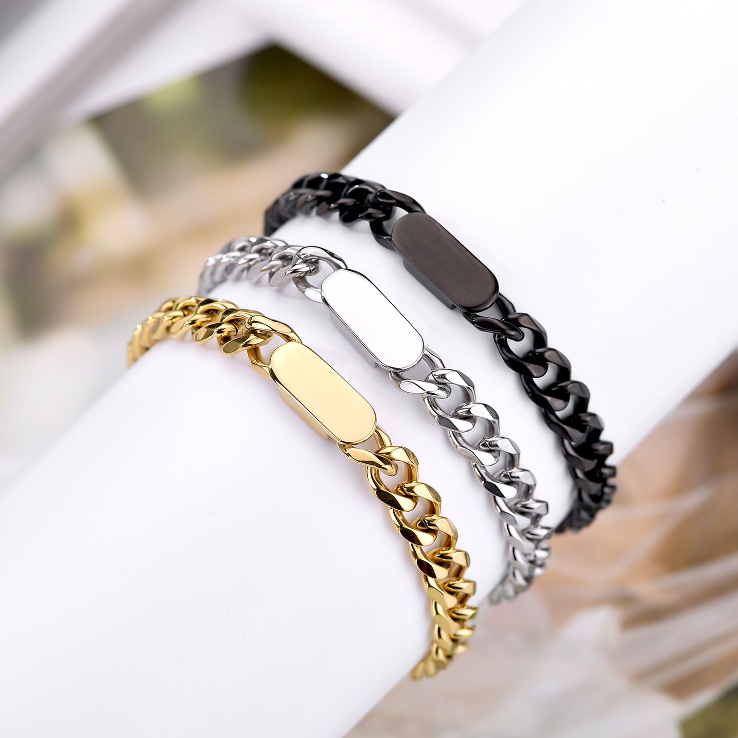 Women's & Men's Hip Hop Style Couple Cold Wind Necklaces