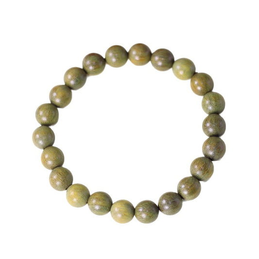 Women's & Men's Sandalwood Mini Single Circle Style Small Bracelet