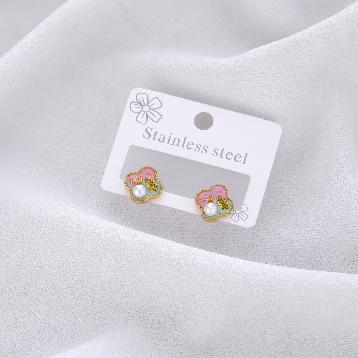 Style Pearl Affordable Luxury Fashion Simple Fresh Holiday Stud Earrings