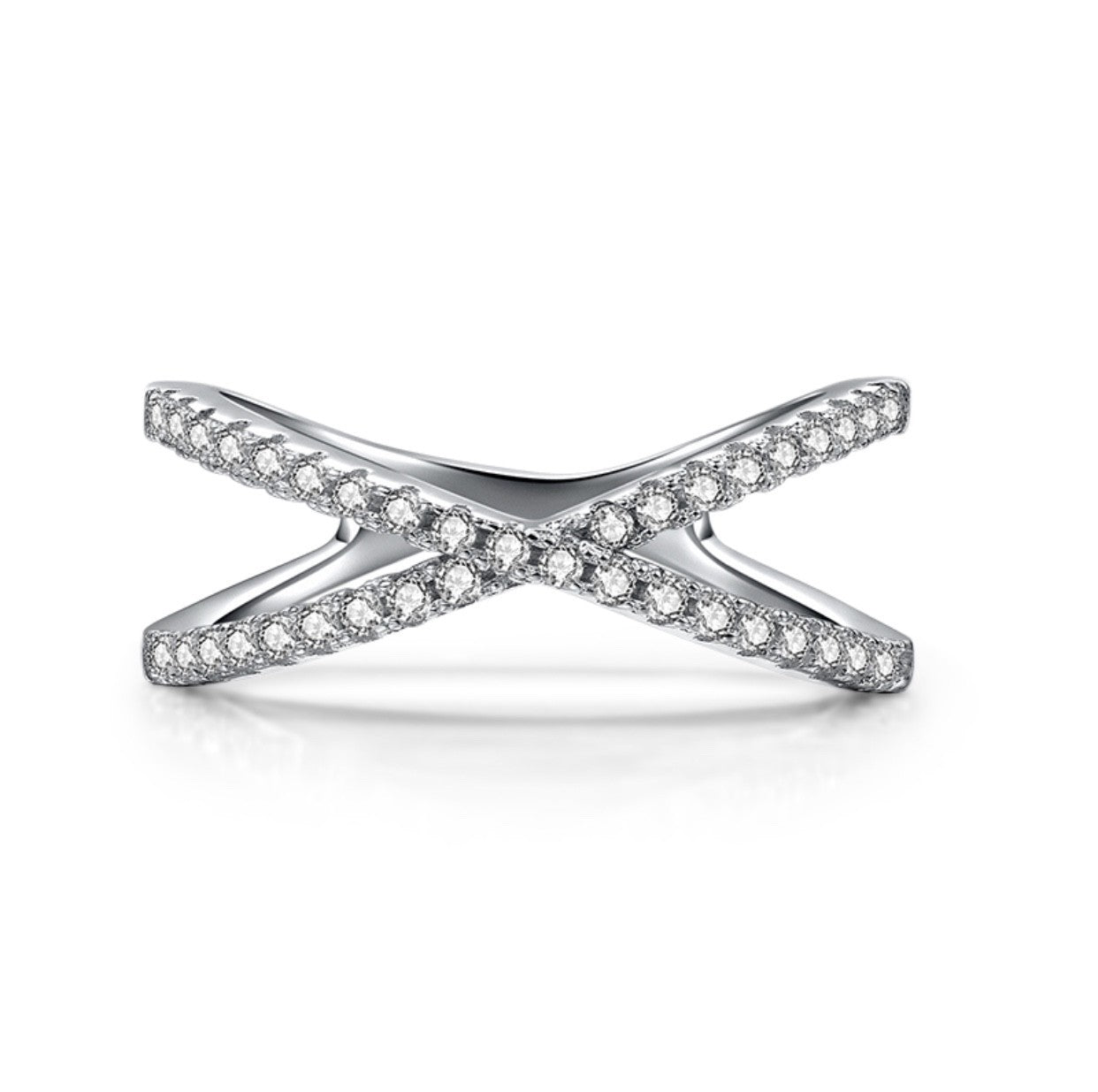 Comfortable Women's Fashion Simple Zircon Creative Ring
