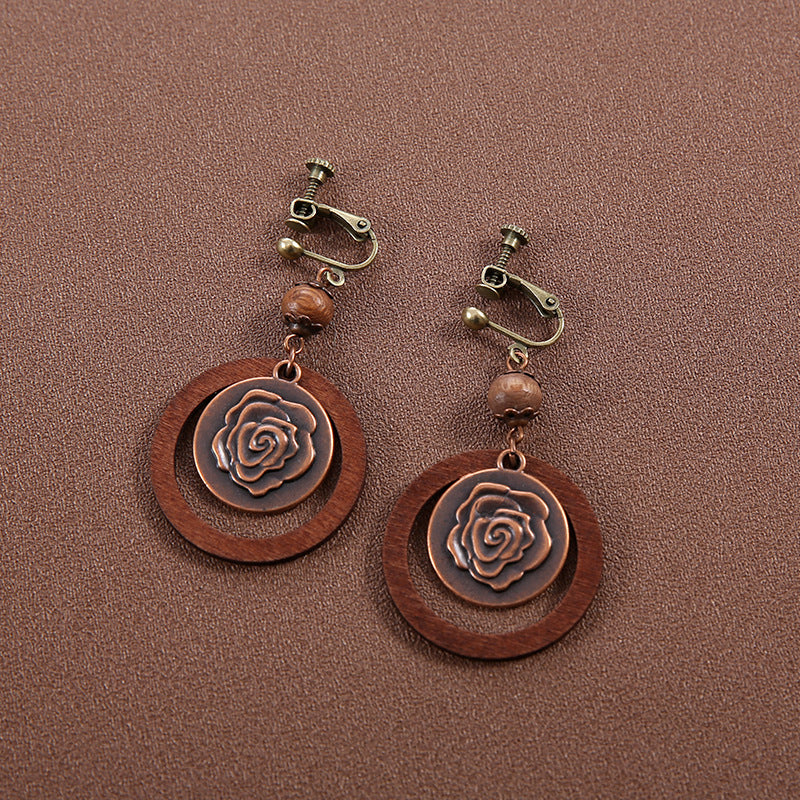 Ethnic Style Butterfly Retro Long Tassel Earrings
