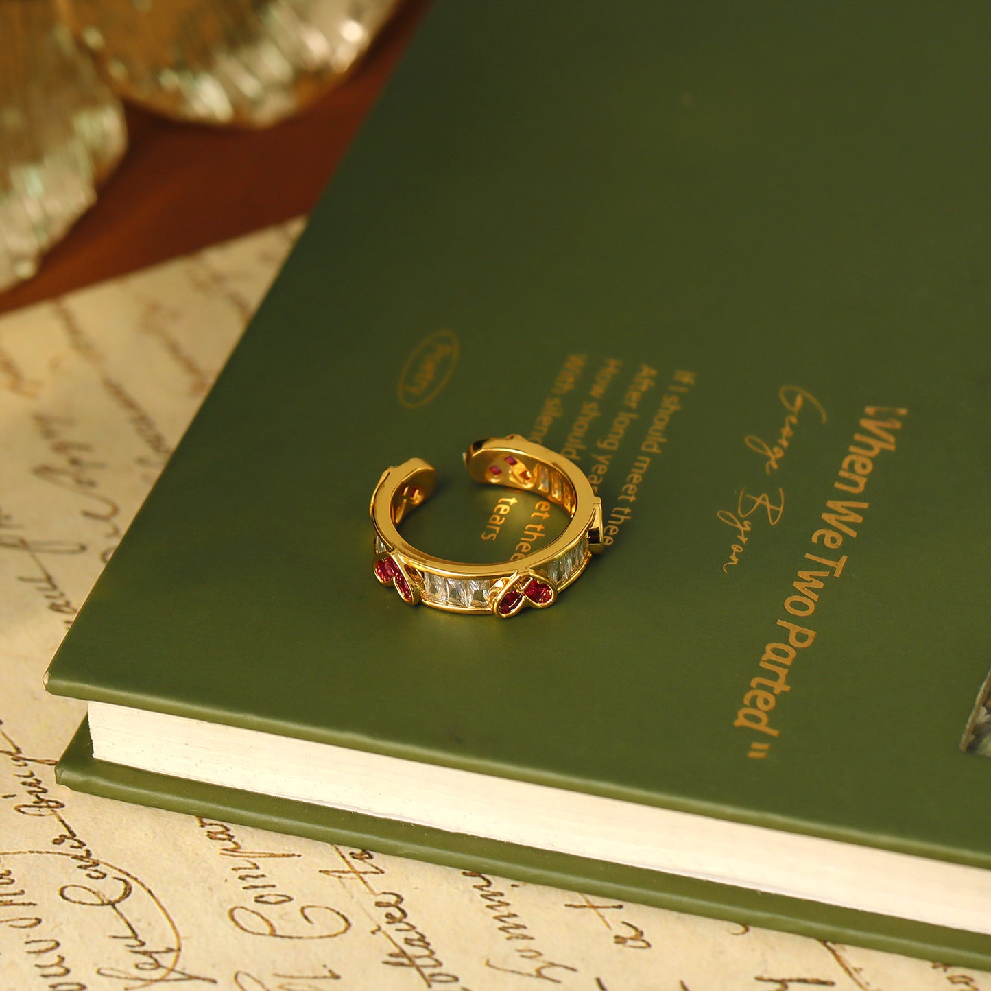 Niche Unique Index Finger Light Luxury Rings