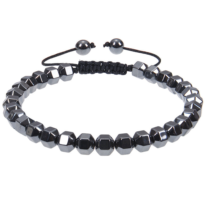 Style Black With Love Magnet Peach Bracelets