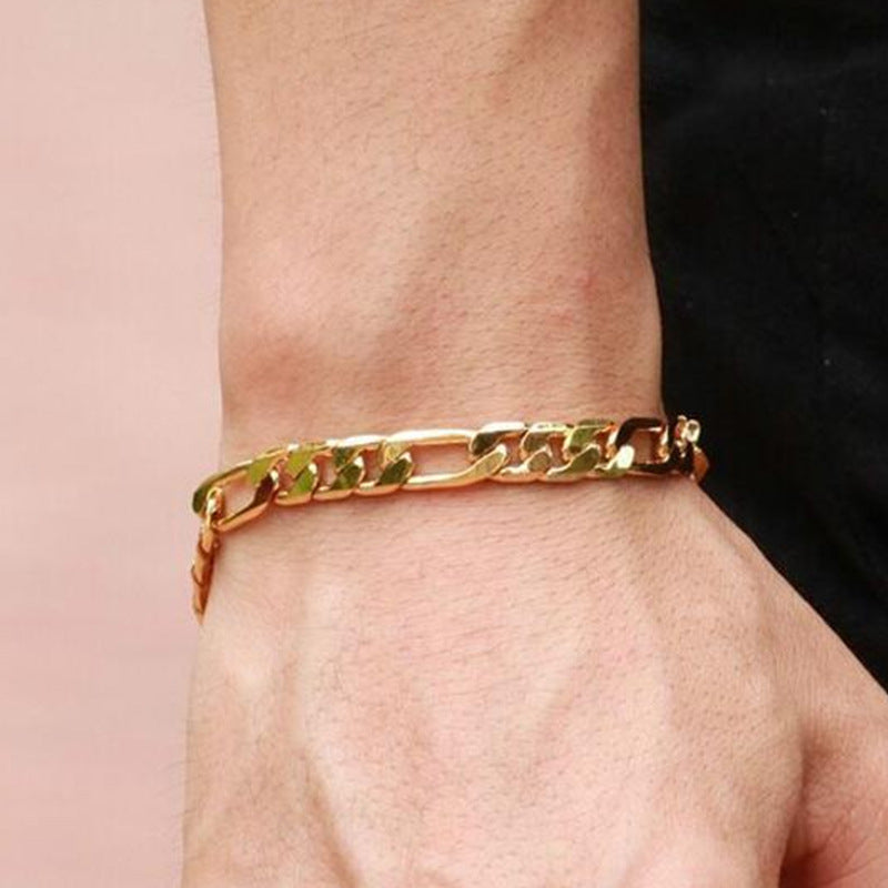 Women's & Men's Retro Fashion Figaro Chain Hand Bracelet