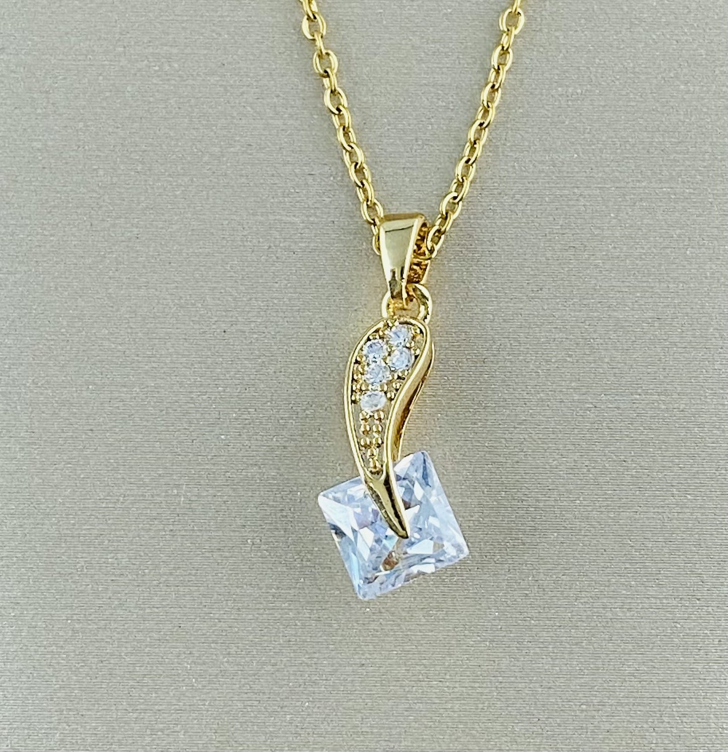 Women's Real Gold Plating Opal Fox Clover Pendants