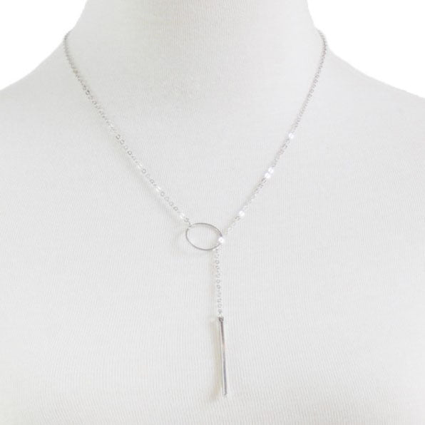 Innovative Simple Chain Eyelet Long Jewellery Necklace