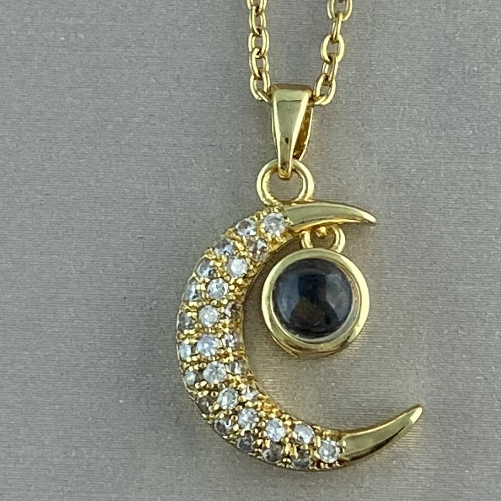 Women's Real Gold Plating Opal Fox Clover Pendants