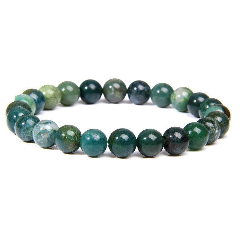 Tigereye White-barked Pine Agate Crystal Stone Bracelets