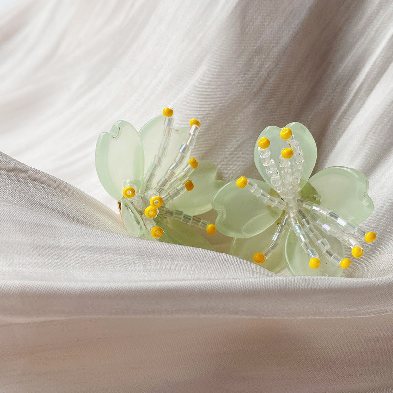 Fairy Style Flower Female Vacation Gentle Graceful Stud Earrings
