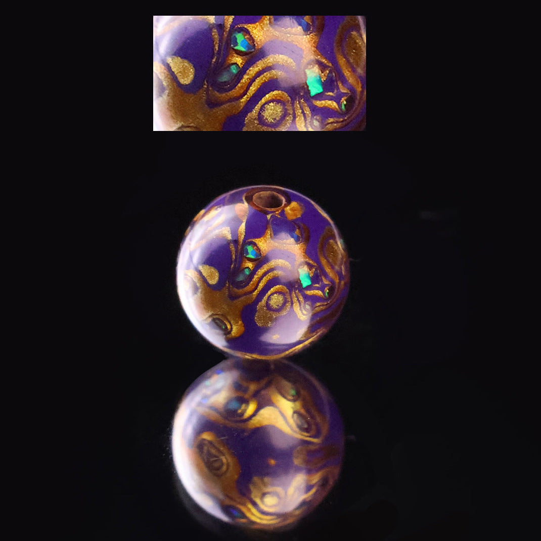 Paint Beads Opal Loose Wooden Beaded Rosewood Embryo Single Bracelets