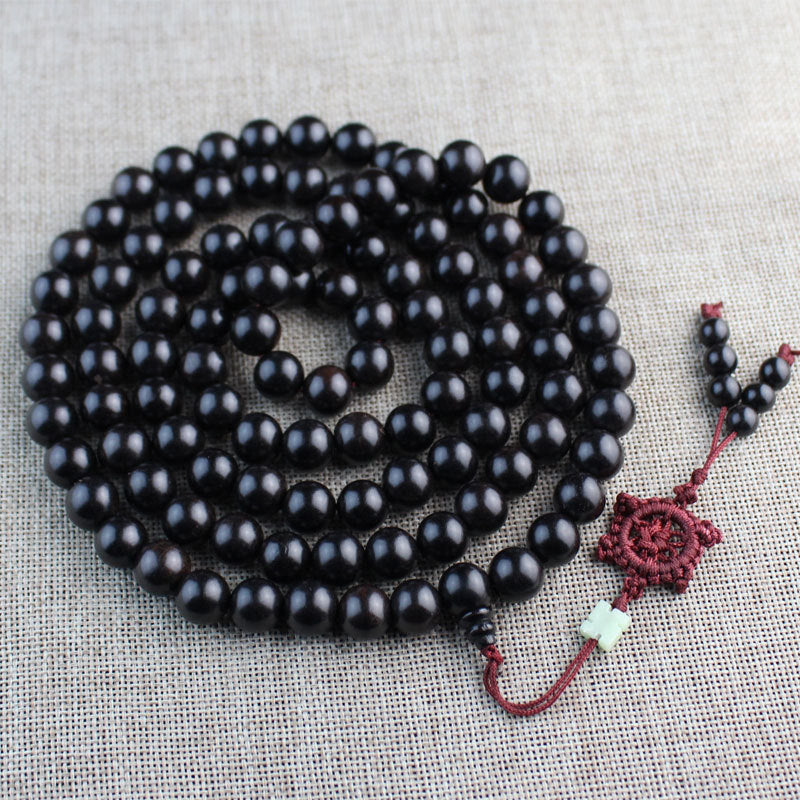 Women's & Men's Blackwood Buddha Beads Gift African Ebony Raw Bracelet