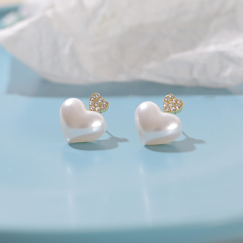 Diamond Fashion Star Moon Personality Tassel Ear Clip Stud Earrings