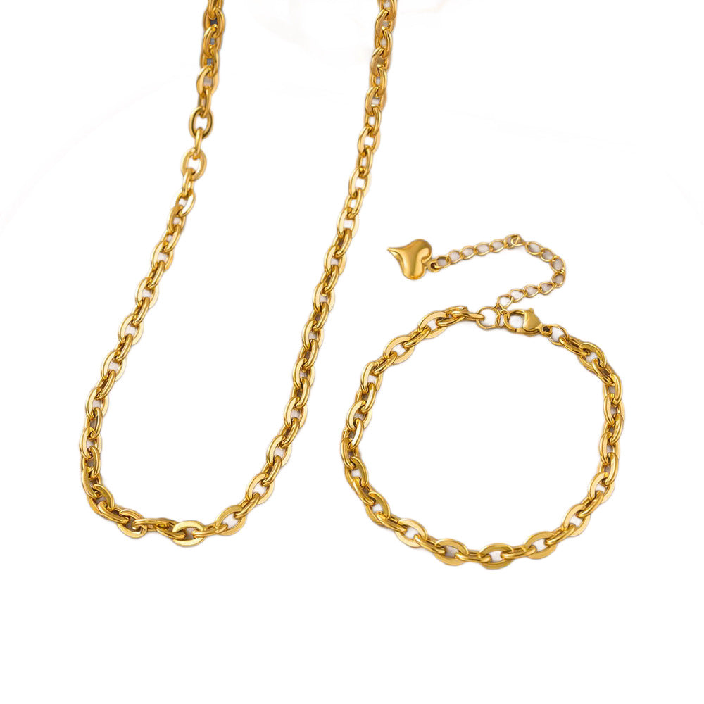 Women's Titanium Steel Clavicle Chain Simple Fashion Necklace
