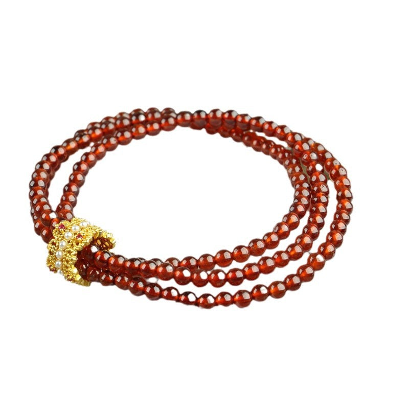 Women's Hand Plus Six Words Mantra Tibetan Buddha Beads Rings