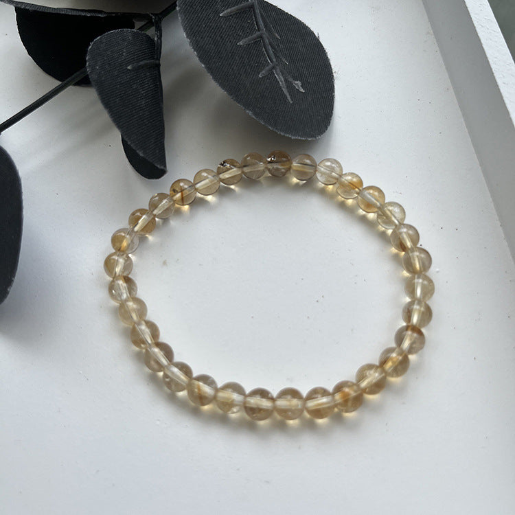 Women's Natural Citrine Niche Design Drip Fresh Sweet Bracelets