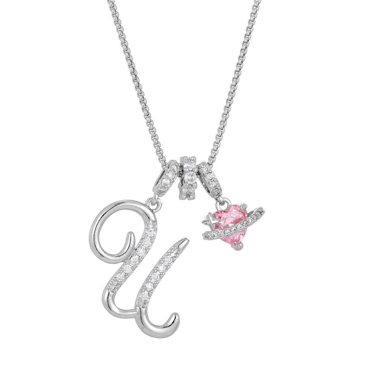 Dopamine English Letter Light Luxury Minority Necklaces