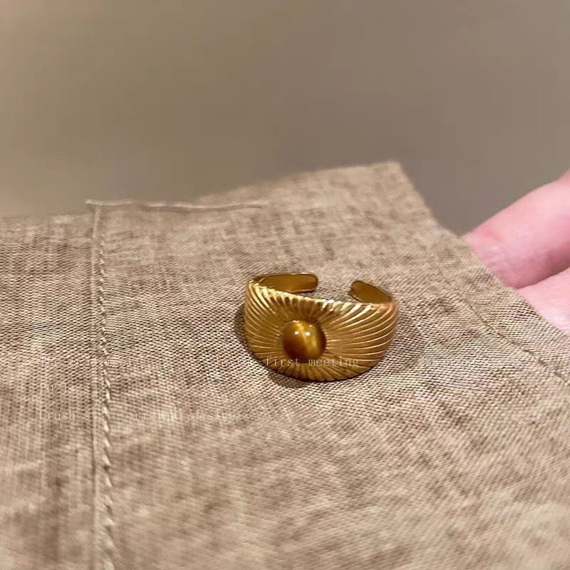 Women's Bow Tie Fashion Elegant Graceful Index Finger Light Luxury Minority Ring
