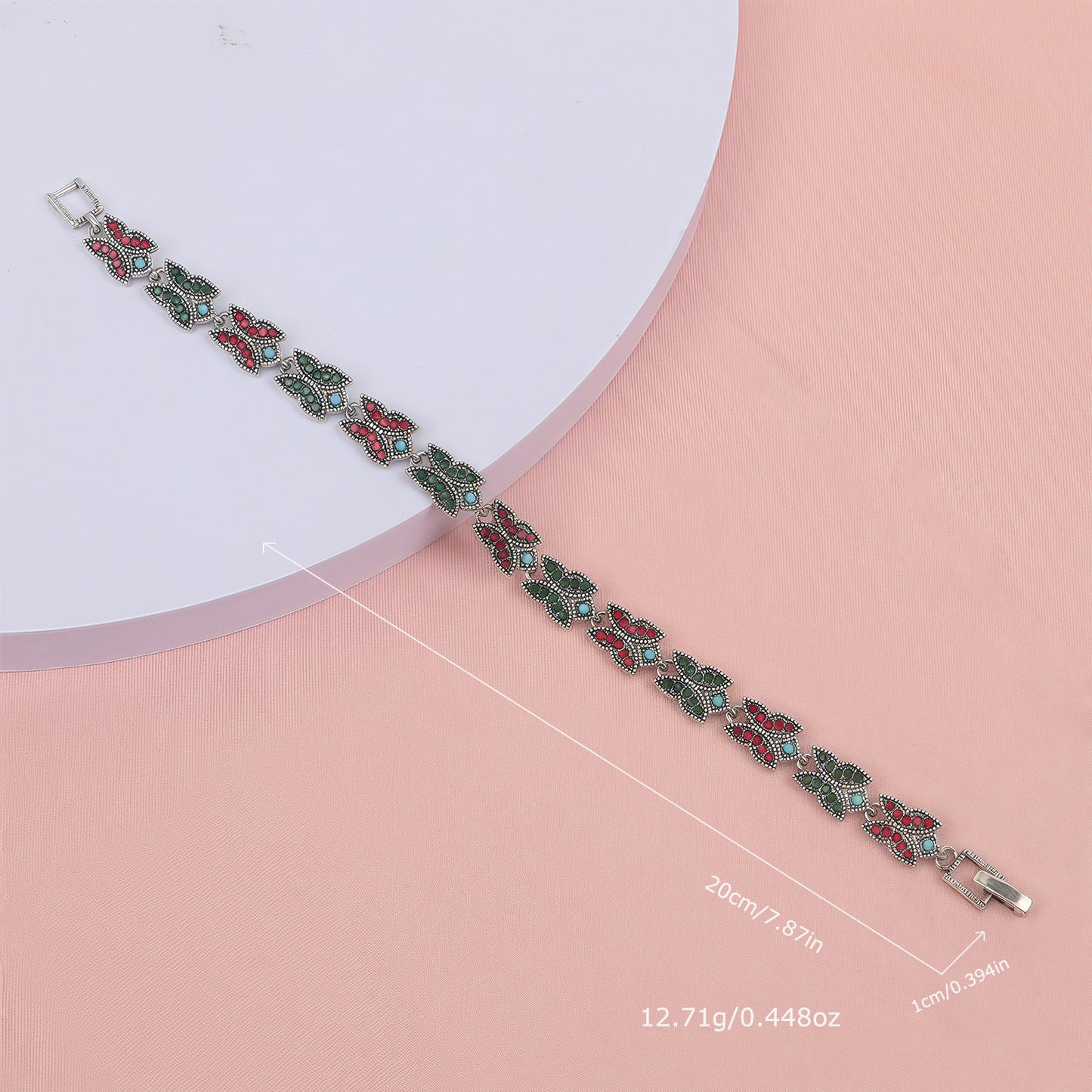 Women's Personality Retro Ethnic Style Inlaid Turquoise Bracelet