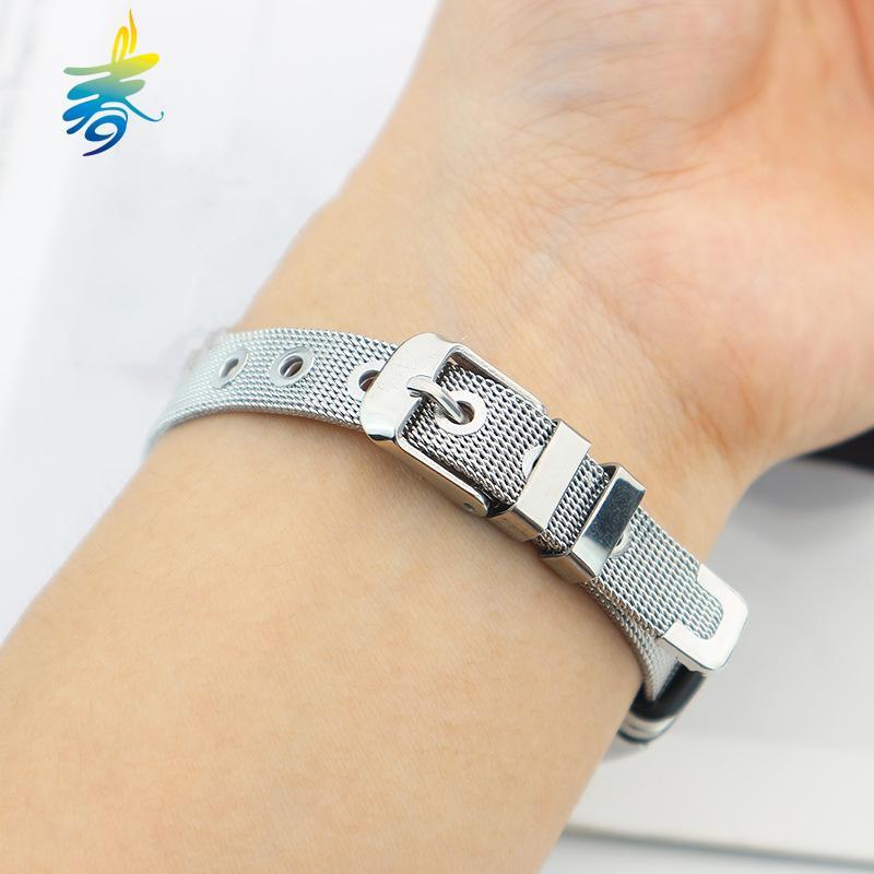 Fashion Simple Gold-plated Stainless Steel Milan Style Bracelets