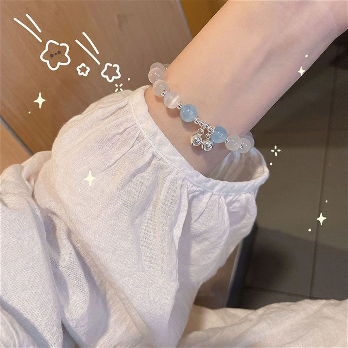 Opal Light Luxury Minority High-grade Girlfriends Trendy Simple Bracelet