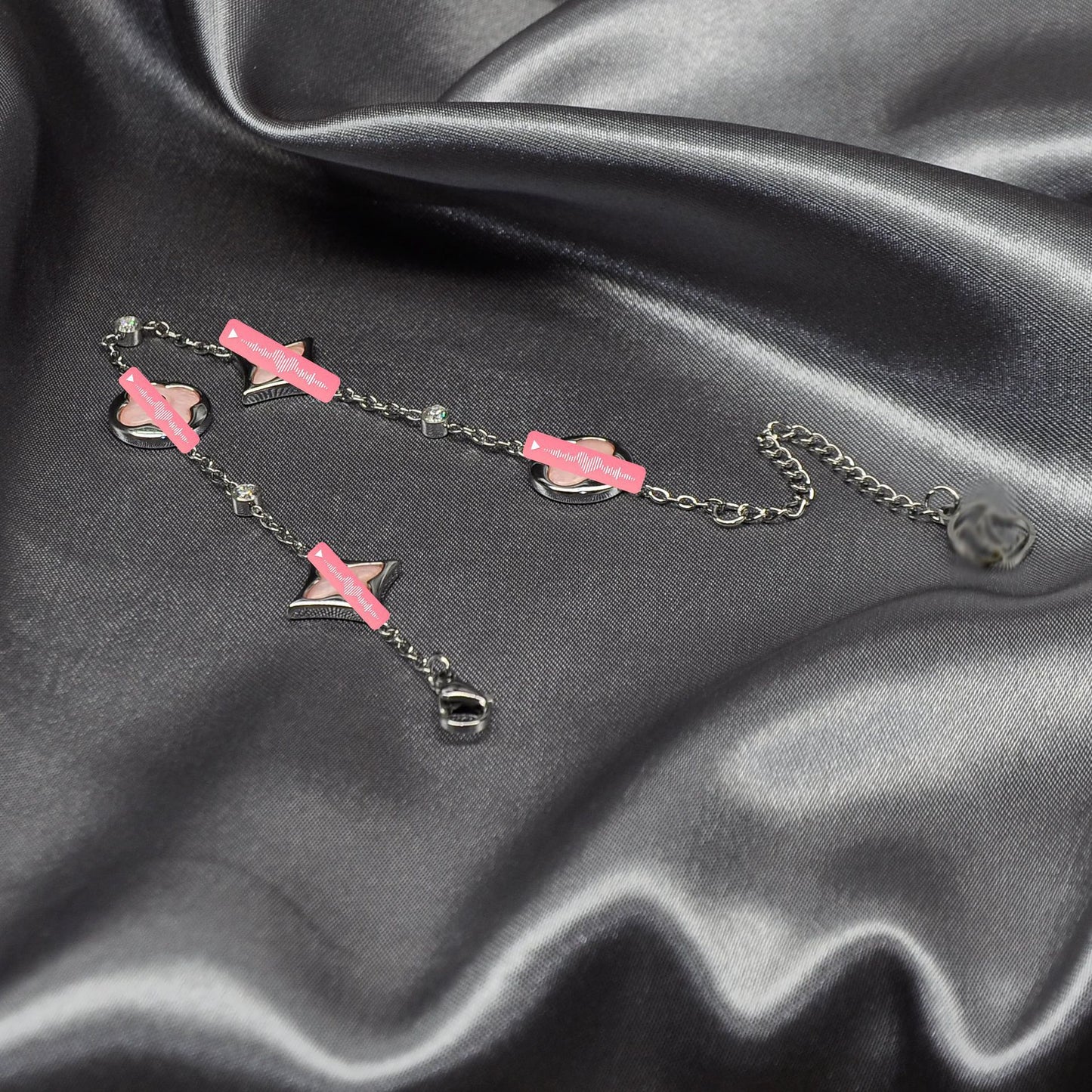 Women's Version Diamond Round Pork Belly Light Luxury Natural Fritillary Style Bracelets