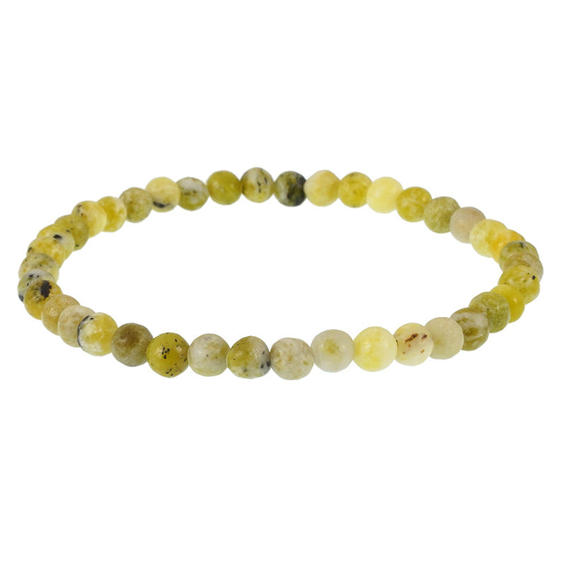 Stone Volcanic Rock Turquoise Malachite Agate Bracelet