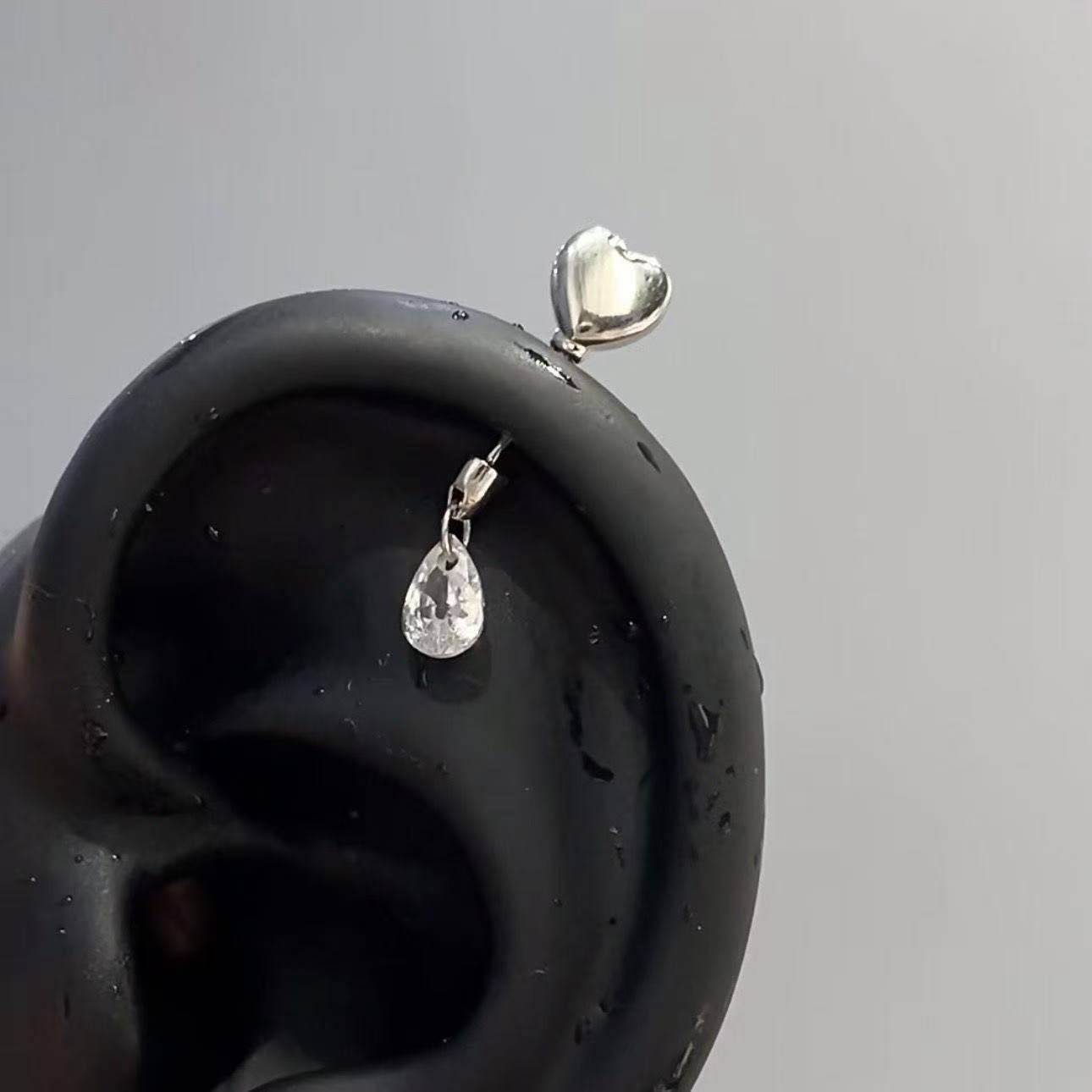 Bone Small Versatile Butterfly Design Pin Stud Earrings