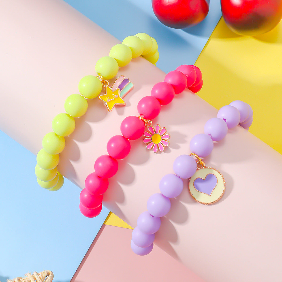 Cute Cartoon Dopamine Unicorn Rainbow Butterfly Bracelets