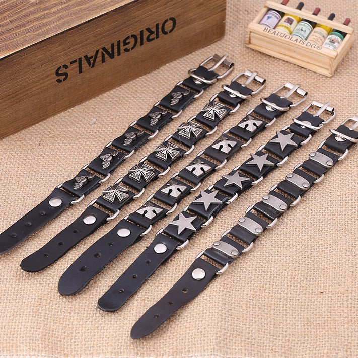 Women's & Men's Cowhide Connection First Layer Popular Trendy Bracelet