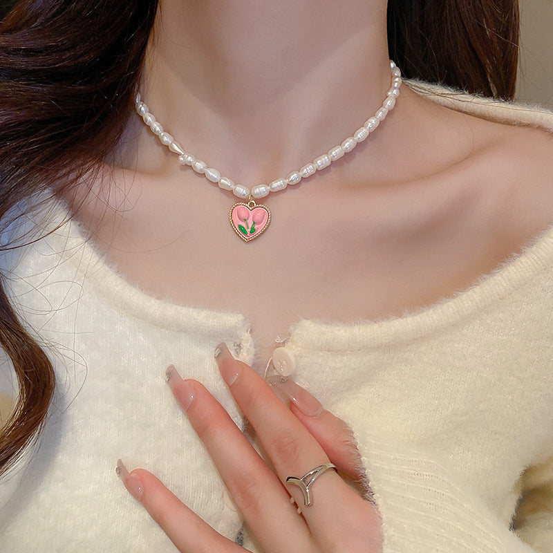 Luxury Minority Temperament Sweet Fresh Feeling Necklace