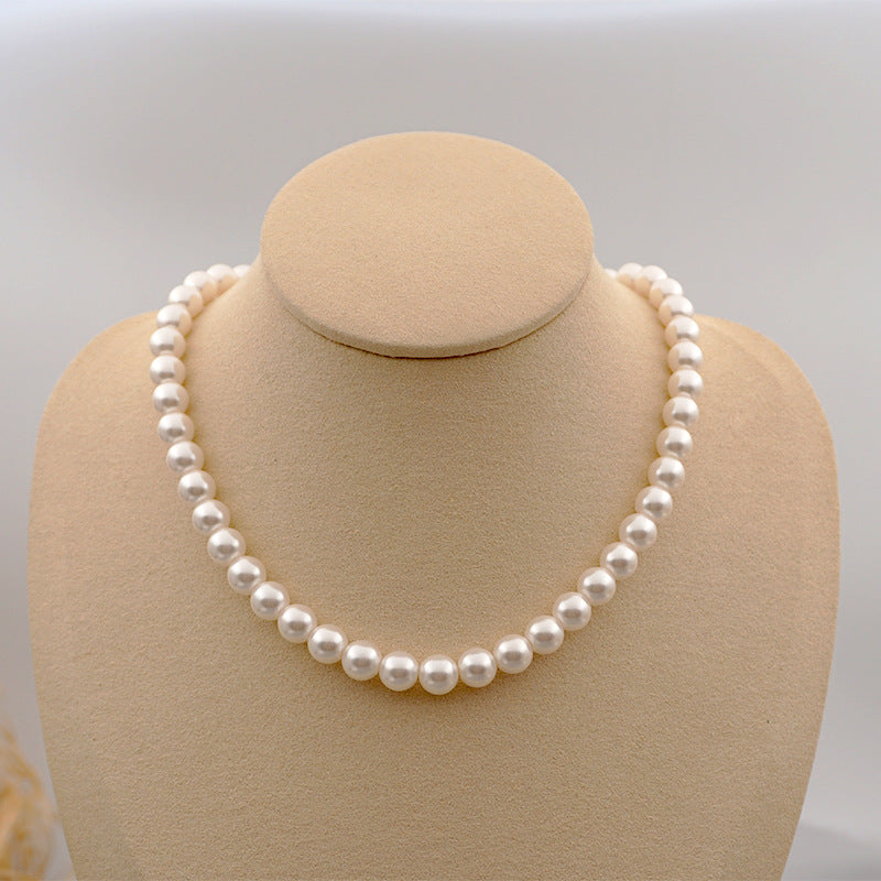 Chain Perfect Circle Imitation Beaded To Necklaces