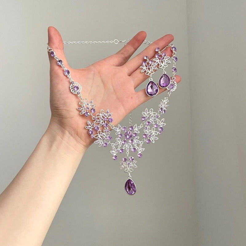 Elegant Drop Round Light Luxury Minority Necklaces
