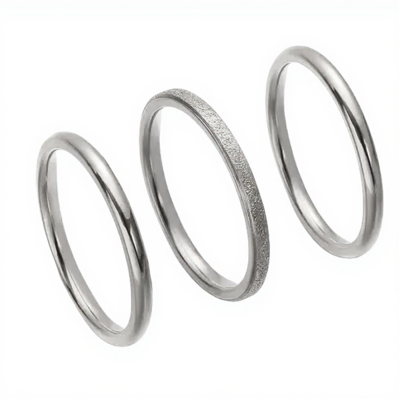 Titanium Female French Style Niche Advanced Light Luxury Iii Ring
