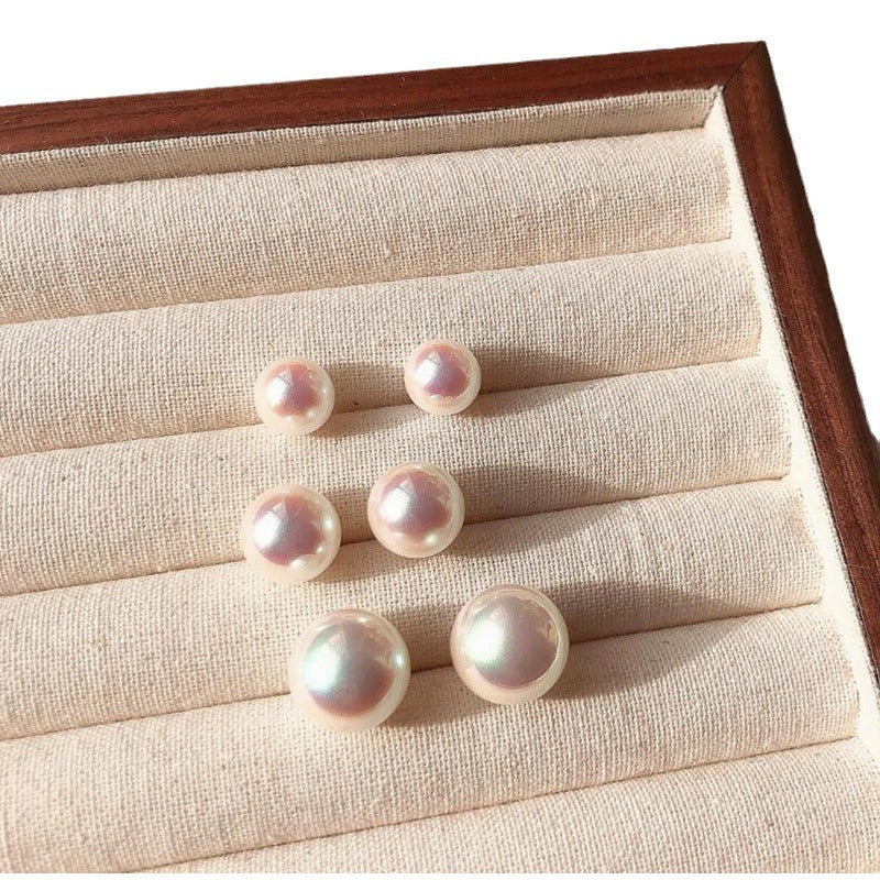 Colorful Pink Pearl Female Retro Style Rings