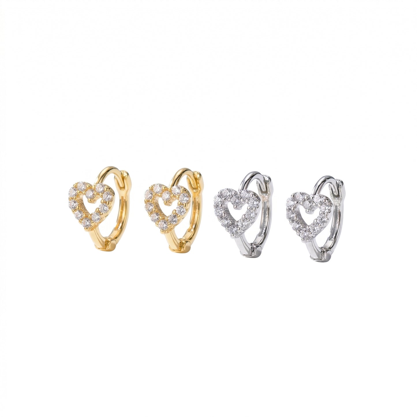 Women's Light Luxury Unique Vacation Style Exquisite Full Diamond Ear Earrings