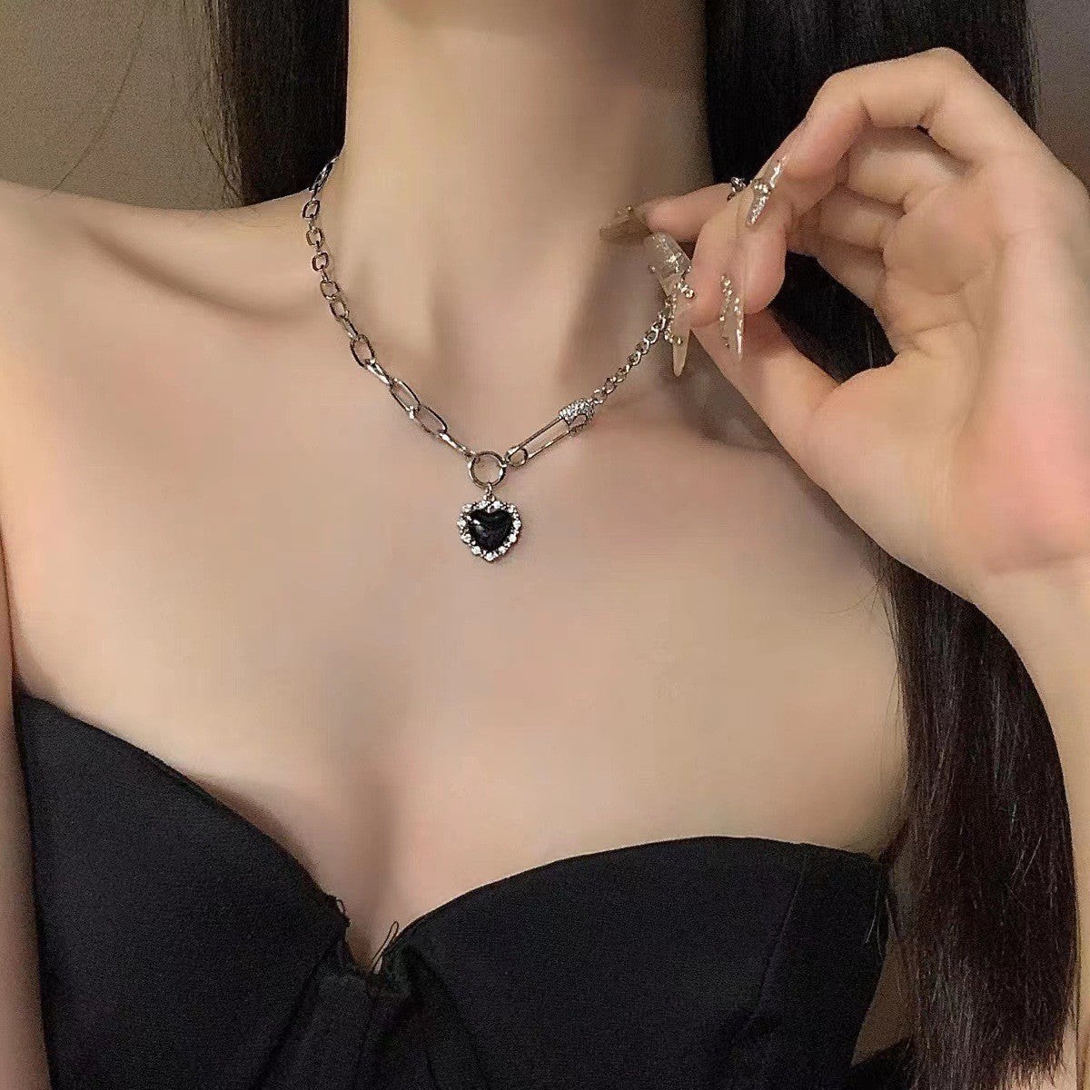 Women's Beads Bow Sweet Elegance Summer Fresh Niche Clavicle Necklaces