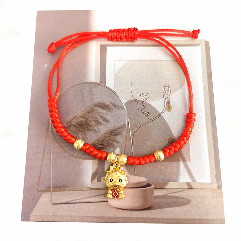 National Trendy Style Chinese Zodiac Dragon Bracelets