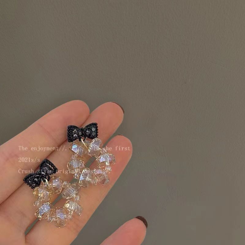 Fairy Style Korean Sweet Mori Minority Elegant Face Earrings
